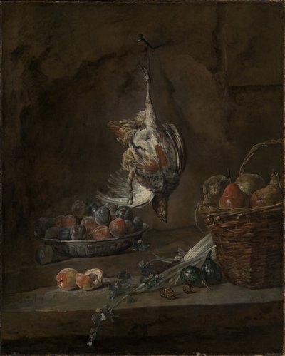 Still Life with Dead Pheasant by Jean Baptiste Simeon Chardin
